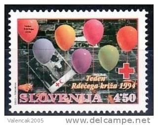 K19 Slowenien Slovenia Slovenie 1994 ** MNH - Rotes Kreuz - Red Cross - Croix Rouge - Slovenia