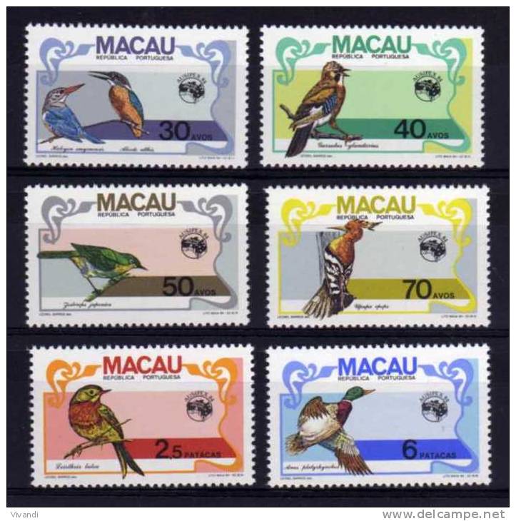 Macau - 1984 - "Ausipex 84" International Stamp Ex / Birds - MNH - Neufs