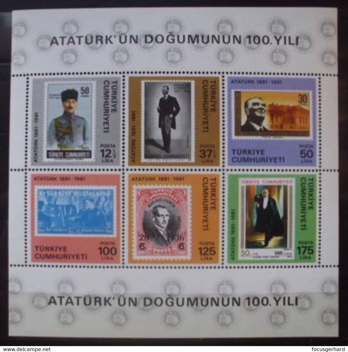 Türkei  BL 1981 ** - Unused Stamps