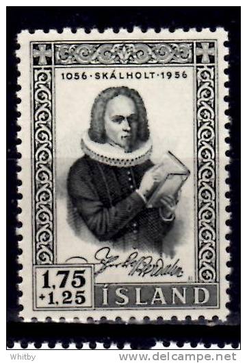 Iceland 1956 1.75K + 1.25k  Bishop Semi Postal Issue #B16 - Gebruikt