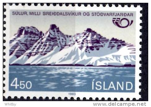 Iceland 1983 4.50k  Nordic Cooperation Issue #571 - Unused Stamps