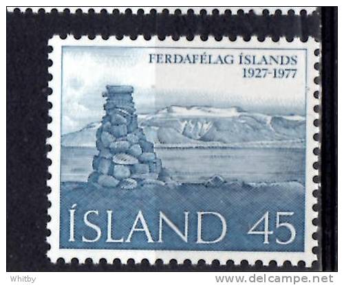 Iceland 1977 45k  Touring Club Of Iceland Issue #503 - Ongebruikt