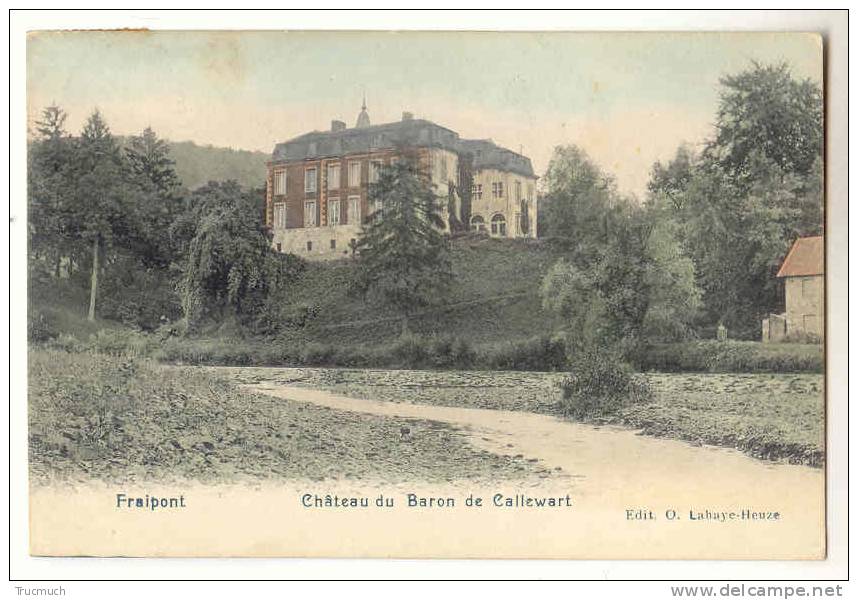 E831 - TROOZ  -  FRAIPONT  -  Château Du Baron De Callewart  *couleurs* - Trooz