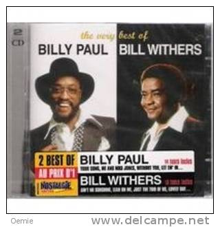 BILLY PAUL   BILL WITHERS °°°°° Best Of   2 Cd - Soul - R&B