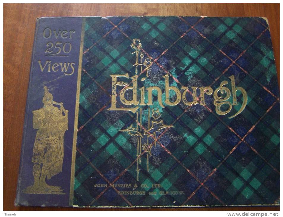 EDINBURGH AND VICINITY - AN ALBUM CONTAINING OVER 250 VIEWS - JOHN MENZIES § CO Guide Principal Places Plan - Culture