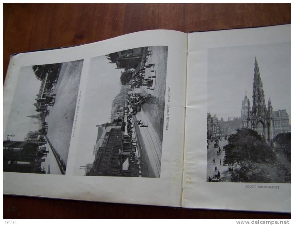 EDINBURGH AND VICINITY - AN ALBUM CONTAINING OVER 250 VIEWS - JOHN MENZIES § CO Guide Principal Places Plan - Cultura