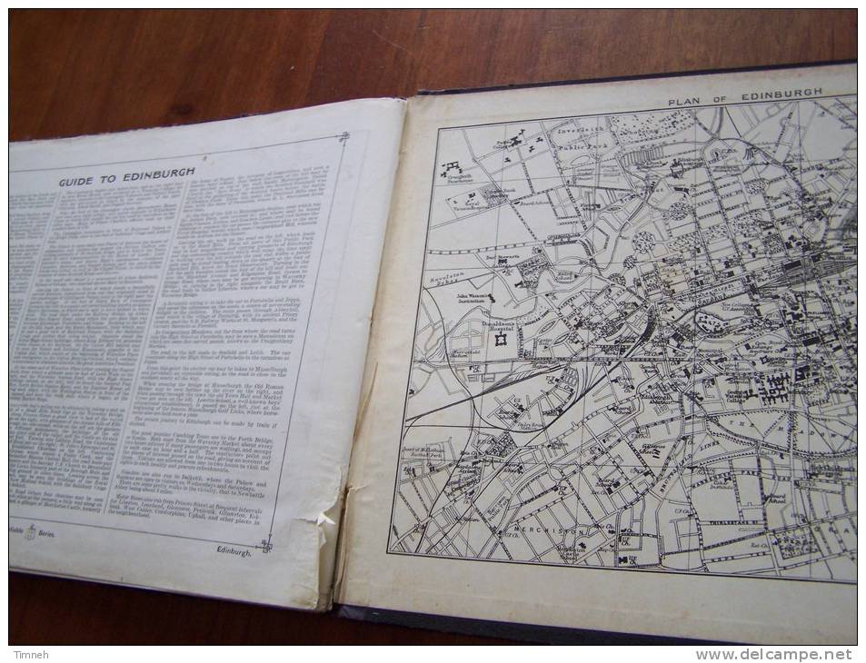 EDINBURGH AND VICINITY - AN ALBUM CONTAINING OVER 250 VIEWS - JOHN MENZIES § CO guide principal places plan