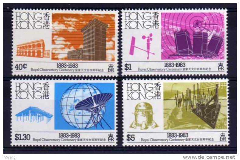 Hong Kong - 1983 - Centenary Of Hong Kong Observatory - MNH - Neufs