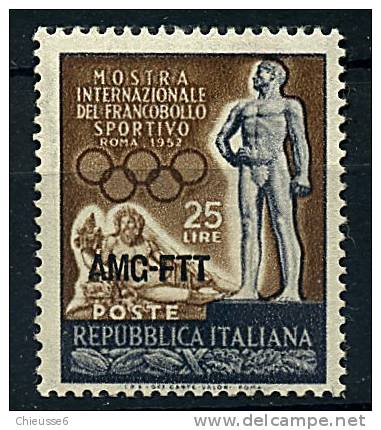 S - Trieste ** N° 134 - Expo Internationale Du Timbre Sportif - Yugoslavian Occ.: Trieste