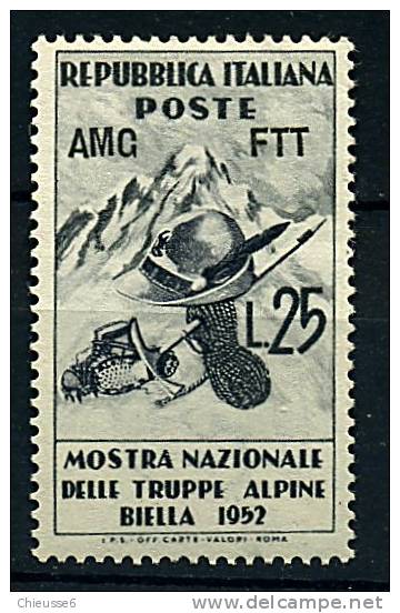 - Trieste ** N° 148 - Expo Des Troupes Alpines - Yugoslavian Occ.: Trieste