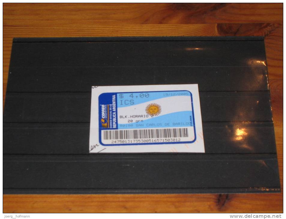 ATM Automatenmarken Label Used 0 Gestempelt Argentinien Argentina - Viñetas De Franqueo (Frama)