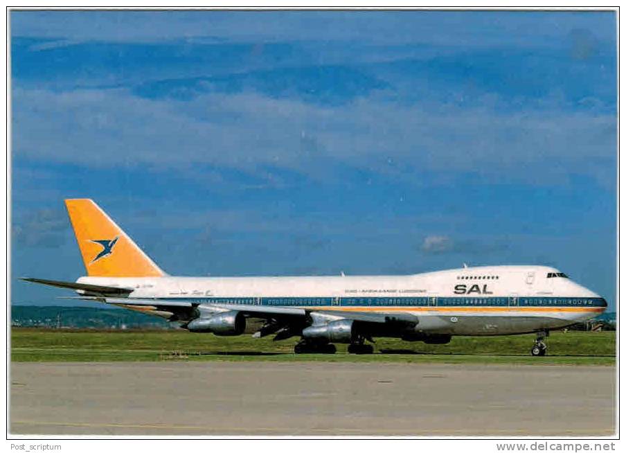 Thème - Transport - Avion - PI N°526 - Boeing 747 - SAL - Paris Orly - 1946-....: Moderne