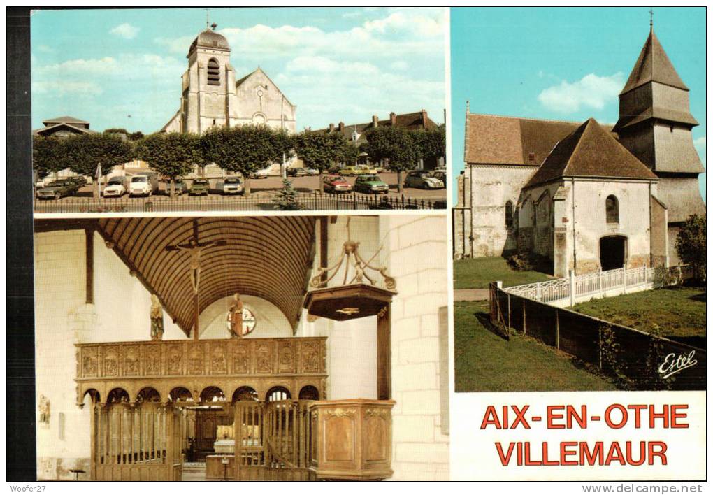 CPM   AIX EN OTHE  -VILLEMAUR    Multivues - Autres & Non Classés