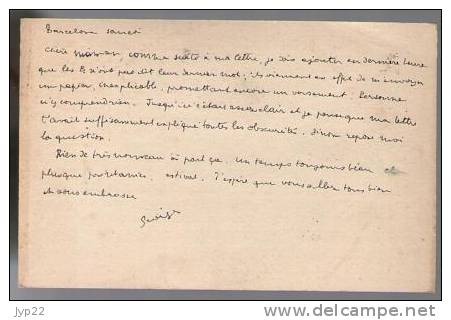 Espagne - Lot De 2 - Entier Postal Pour Grenoble - 1850-1931