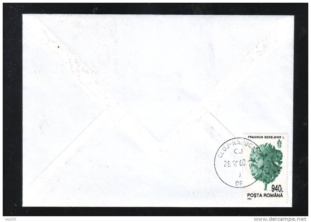 GROTTE,CAVE,SPELEOLOGY, BAT,CHAUVE-SOURIS,SPECIAL COVER 2003 CACHET CLUJ-NAPOCA ROMANIA. - Fledermäuse