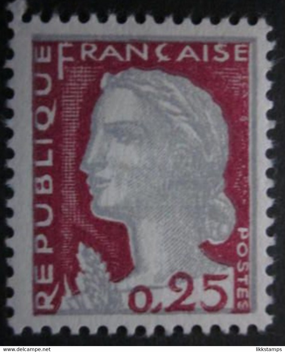 FRANCE 1960 " MARIANNE " DEFINITIVE. S.G. 1494 - PERF: 14 X 13 1/2. #02450 - 1960 Marianna Di Decaris