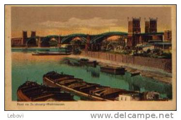 "Pont De DUISBOURG-RHEINHAUSEN" (a Circulé En Franchise Militaire Belge)  (1923) - Duisburg