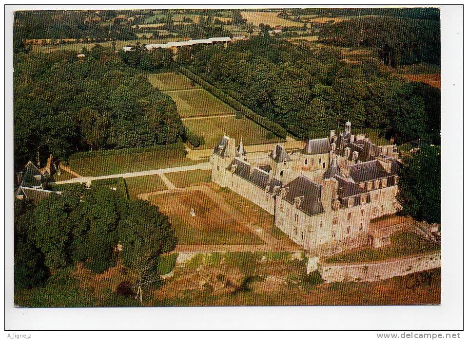 Ref 81 : CPSM 22 LANVELLEC Chateau De Rosanbo Vue Aérienne 1965 - Lanvellec