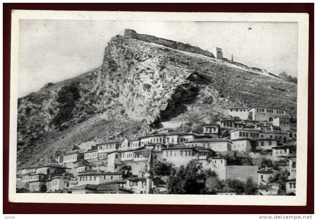 Cpa Albanie Berat Festung Und Stadt ; Steht Unter Denkmalschutz  PLOZ12 - Albanie