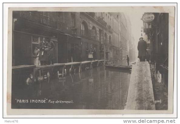 PARIS -  Inondations De Paris (janvier 1910) - Rue De Verneuil - Inondations De 1910