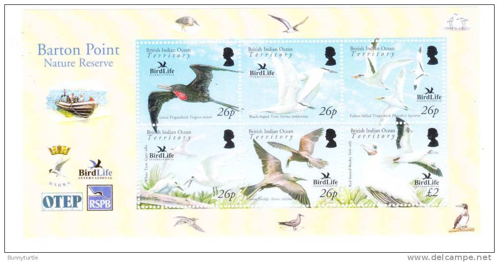 British Indian Ocean Territory BIOT 2006 BirdLife International Sheet MNH - Territorio Britannico Dell'Oceano Indiano