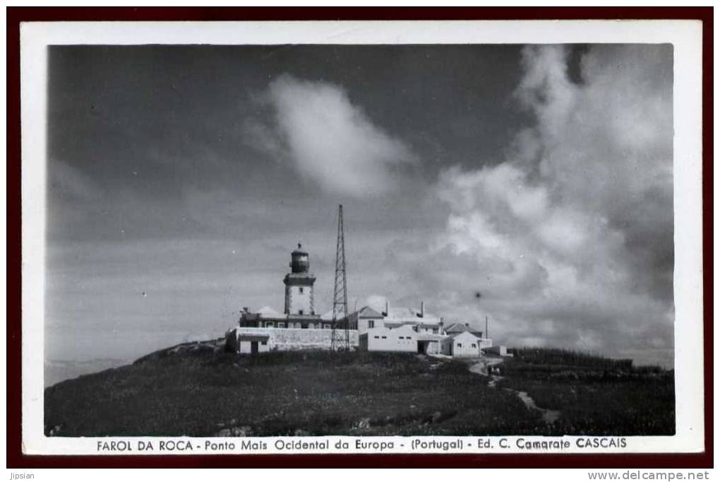 Cpa Du Portugal Farol Da Roca Ponto Mais Ocidental Da Europa   PLOZ13 - Lisboa