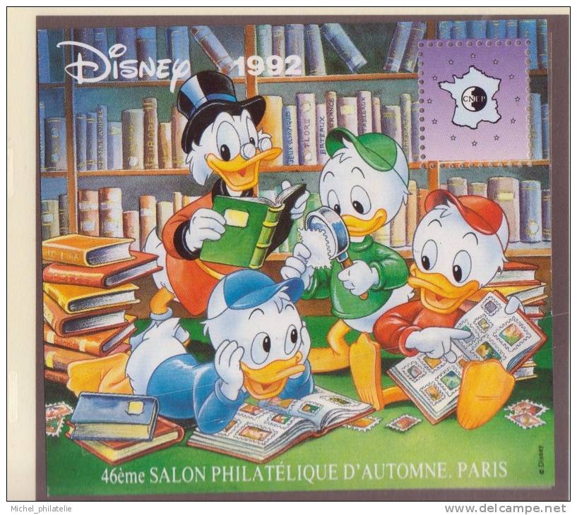 France - Bloc CNEP 1992 - N° 16 ** - DISNEY 92 - Salon Philatélique De Paris - - CNEP