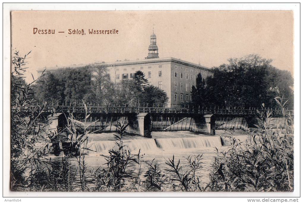 RAR Dessau - Schloss, Wasserseile Um 1910 - Dessau