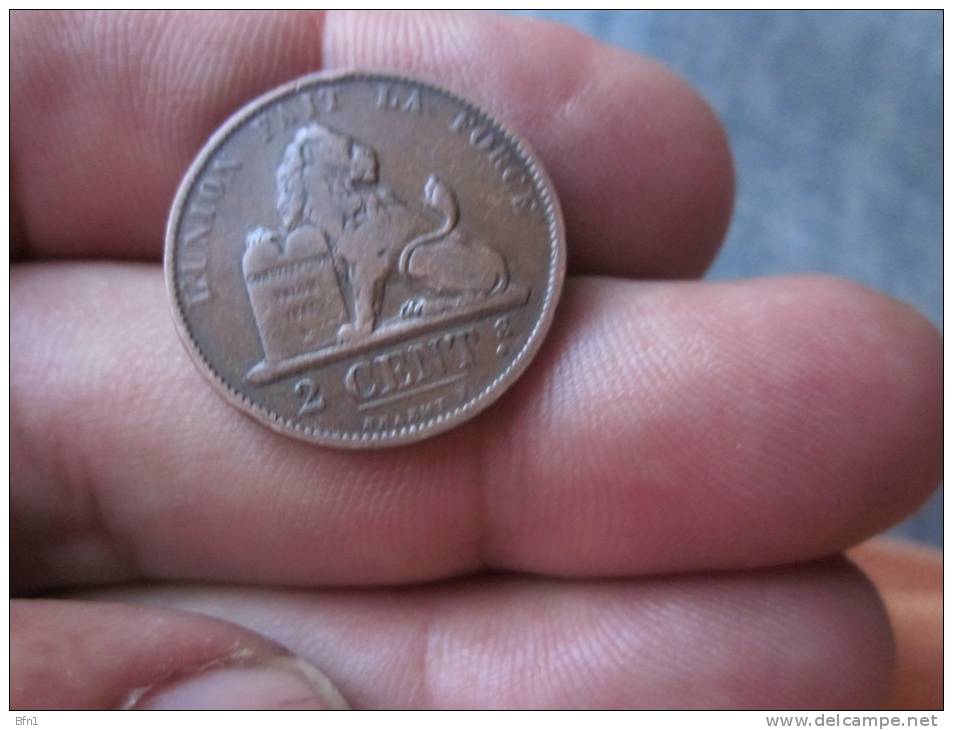 BELGIQUE 2 Centimes 1873 -TTB VOIR PHOTOS - 2 Cent