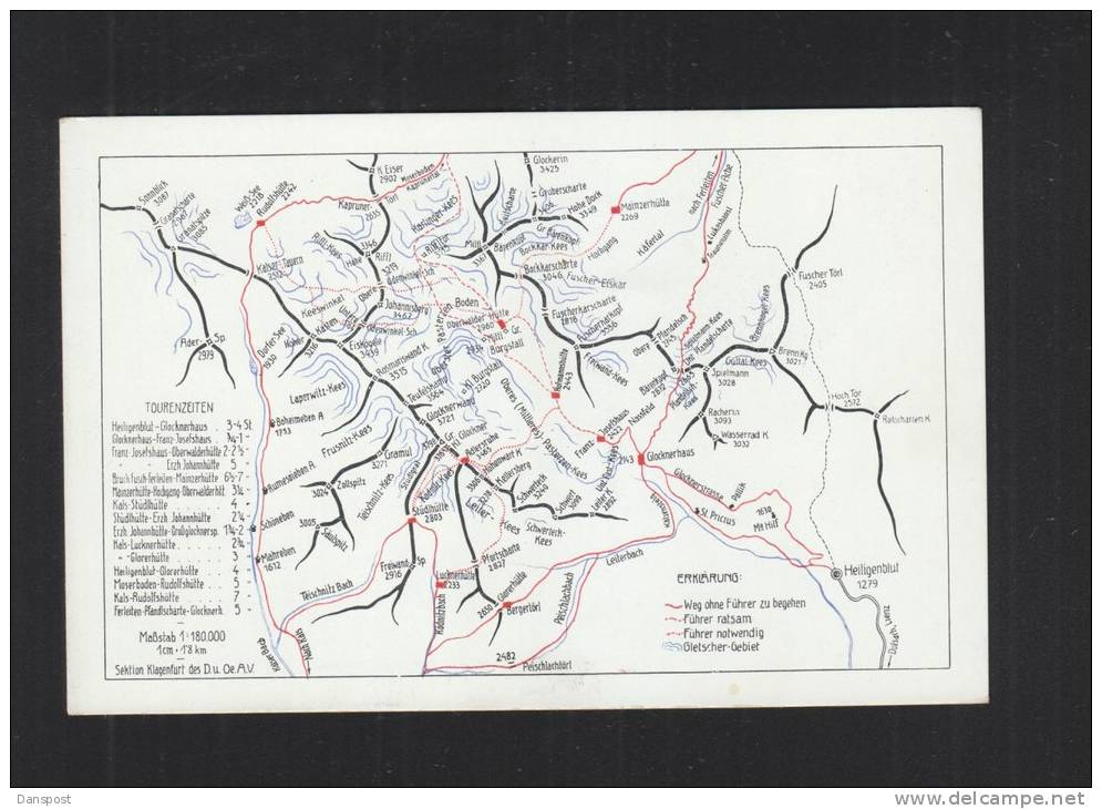 AK  Tourenzeiten Sektion Klagenfurt Des Deutschen Und Österreichischen Alpenvereins - Bergsteigen