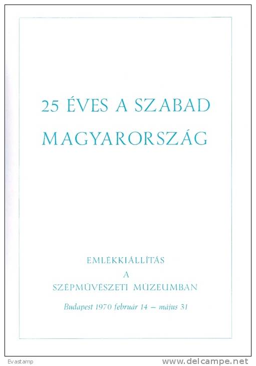 HUNGARY - 1970.Souvenir Card III.- 1945-1970.Hungary´s Liberation(Elisabeth Bridge) - Maximumkarten (MC)