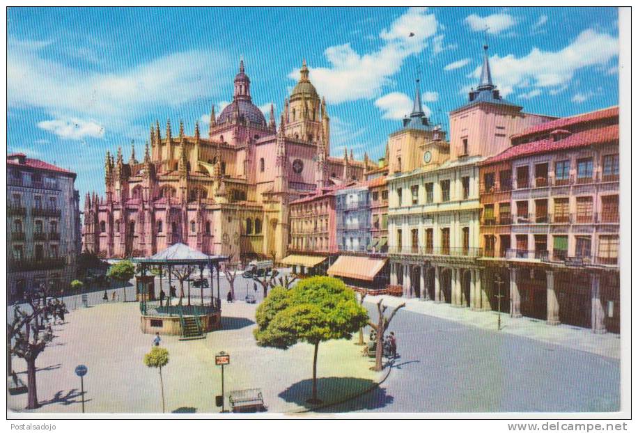 (AKU165) SEGOVIA. PLAZA DEL GENERAL FRANCO ... UNUSED - Segovia