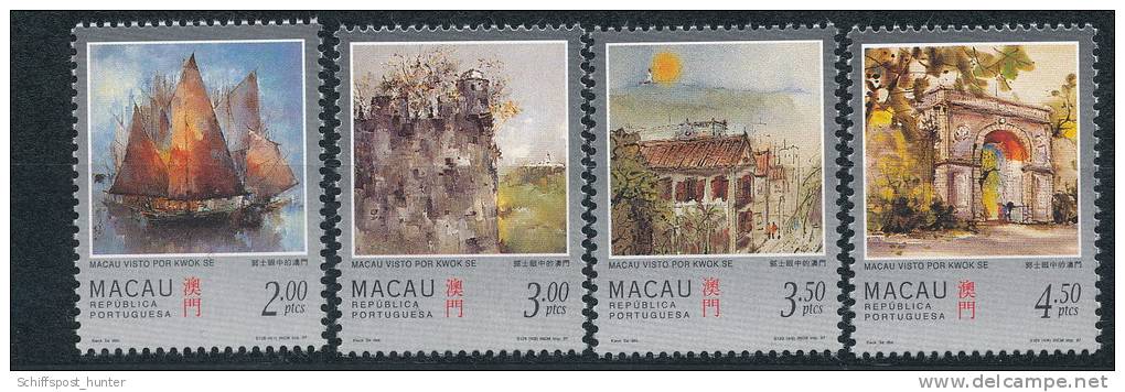 MACAU  Mi-Nr. 899/902, Ansichten  Feinst Xx - Sonstige & Ohne Zuordnung