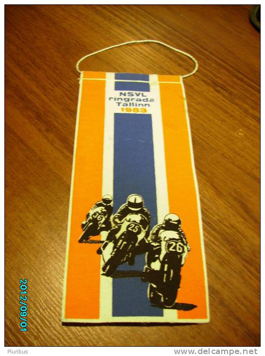 RUSSIA  USSR  ESTONIA PENNANT  1983   MOTOR BIKE  MOTORCYCLE  RACING - Motor Bikes