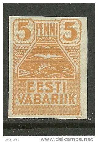 Estland Estonia Estonie 1919 Möwe Seagull Michel 5 * - Mouettes