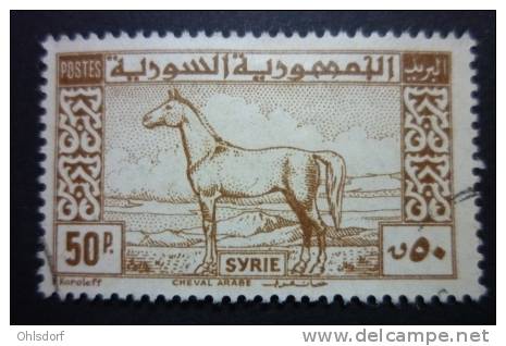 SYRIA 1946-47: Scott 325 / Y&amp;T 7, O - FREE SHIPPING ABOVE 10 EURO - Syrie