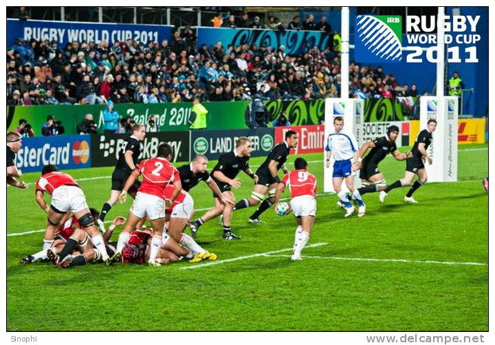SA24-038    @  Rugby World Cup 2011 , Ganzsache-Postal Stationery -Entier Postal - Rugby