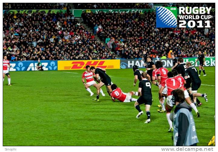 SA24-036    @  Rugby World Cup 2011 , Ganzsache-Postal Stationery -Entier Postal - Rugby