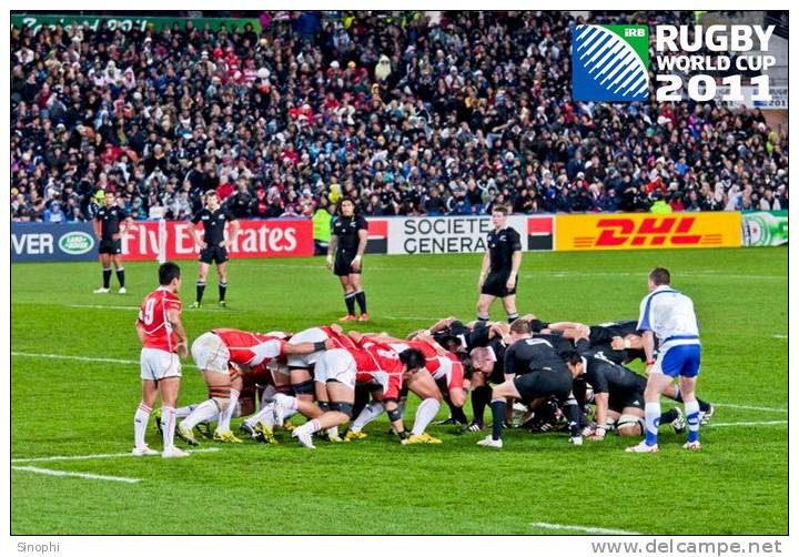 SA24-039    @  Rugby World Cup 2011 , Ganzsache-Postal Stationery -Entier Postal - Rugby