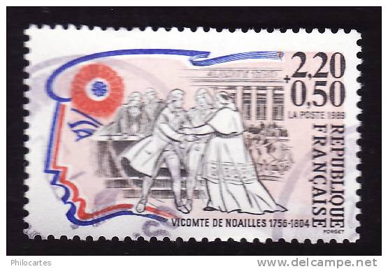 FRANCE  1989 -  YT  2566 -   Vicomte De Noailles - Oblitéré - Oblitérés