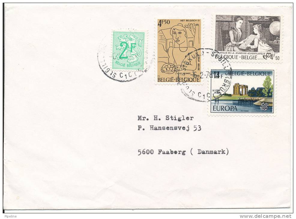 Belgium Cover Sent To Denmark 6-2-1978 - Covers & Documents