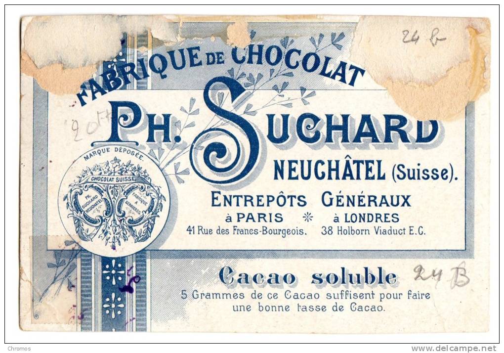 Chromo SUCHARD, Image 24 / B, Bateaux - Suchard