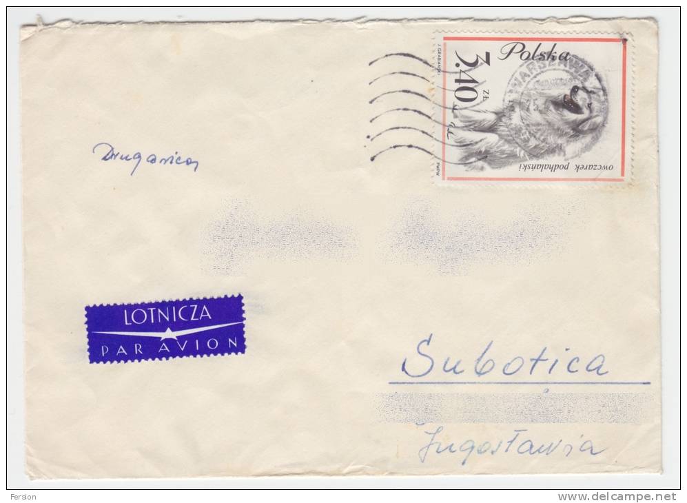 POLAND - AIR MAIL - PAR AVION - Letter - Aviones