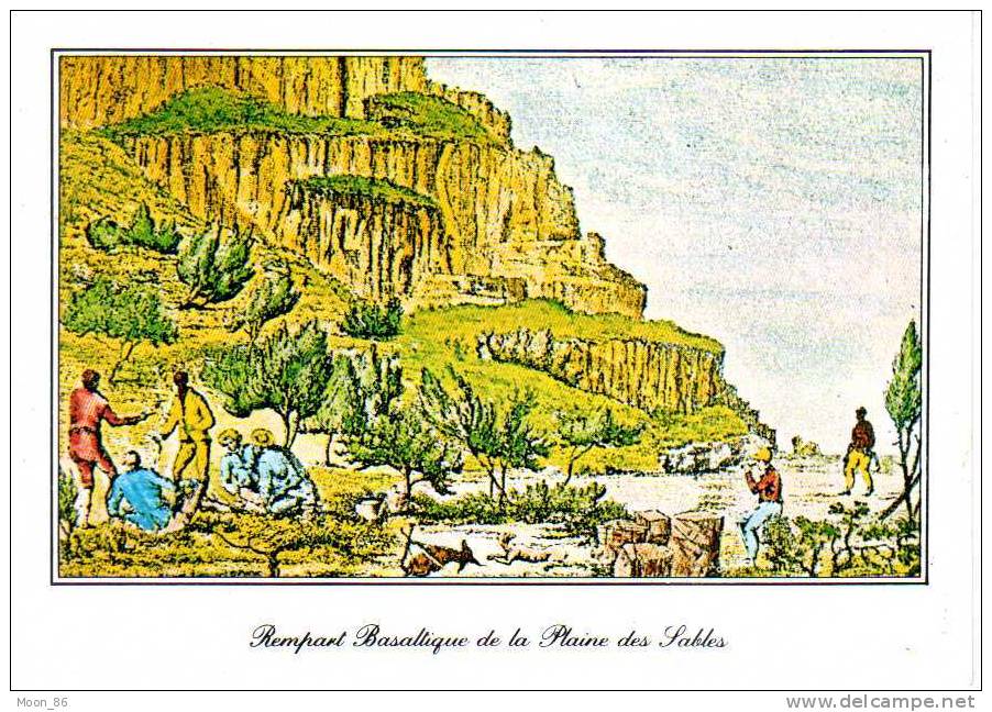 974 ÎLE DE LA RÉUNION - Rempart Basaltique De La Plaine Des Sables - Saint Paul