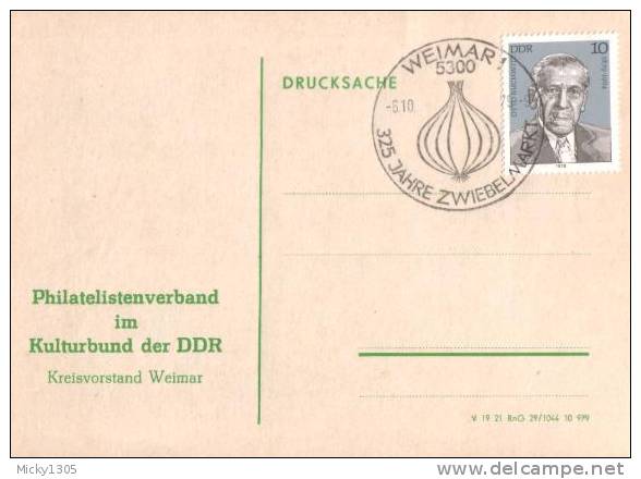 DDR / GDR - Sonderstempel / Special Cancellation (l444)- - Vegetables