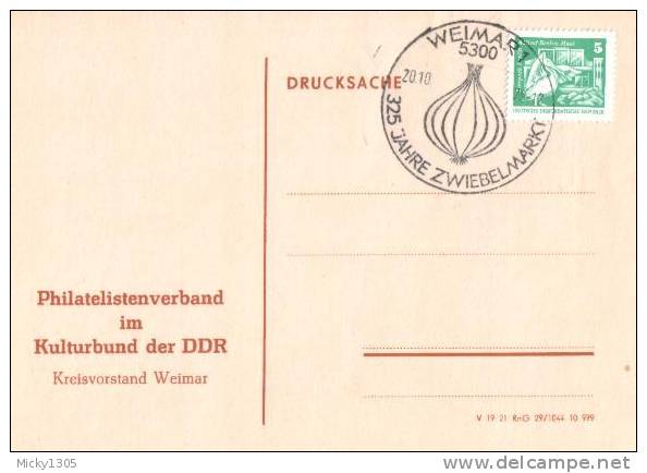 DDR / GDR - Sonderstempel / Special Cancellation (l446)- - Vegetables