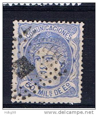 E Spanien 1870 Mi 101 - Used Stamps