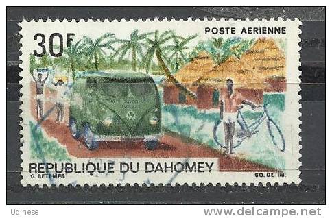 DAHOMEY 1968 - POSTAL TRANSPORTS 30 - USED OBLITERE GESTEMPELT USADO - Bus