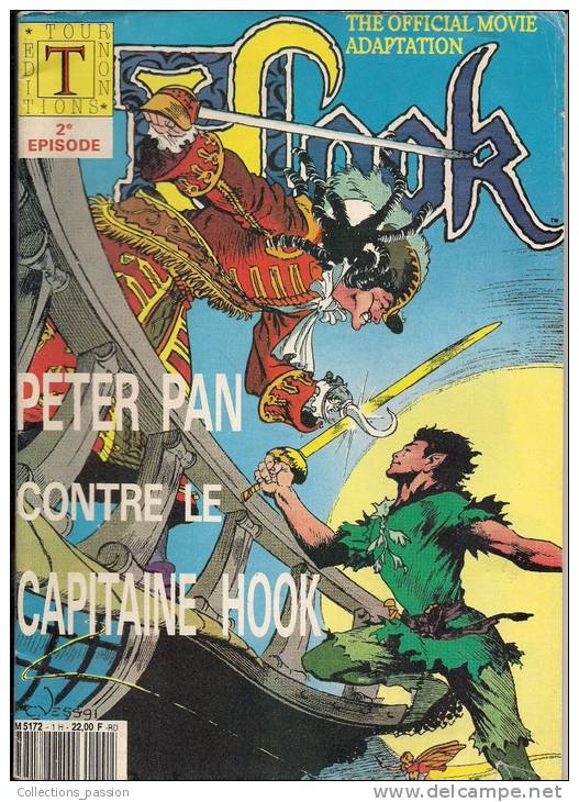 ###BD, Hook, 2ème épisode, Peter Pan Contre Le Capitaine Hook, Frais Fr: 2,60€ - Peter Pan