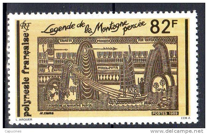 POLYNESIE -  1989: Légende Polynésienne  (N° 348**) - Unused Stamps